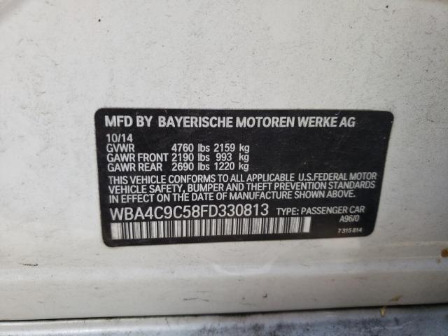 WBA4C9C58FD330813 BMW 428 Xi Gran Coupe Sulev