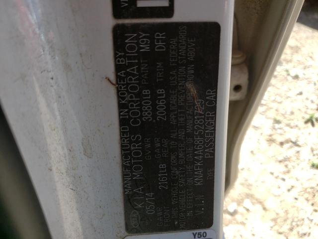 KNAFK4A68F5281729 KIA FORTE LX