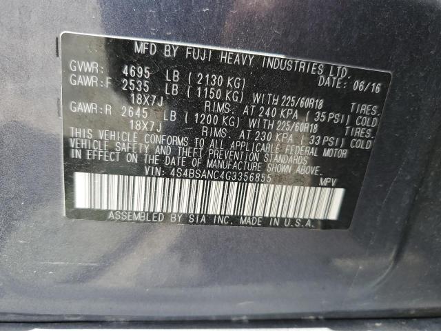 4S4BSANC4G3356855 Subaru Outback 2.5i Limited