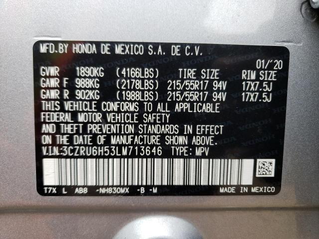 3CZRU6H53LM713646 Honda HR-V EX