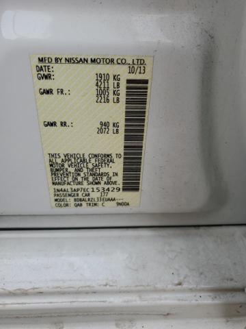 1N4AL3AP7EC153429 Nissan ALTIMA 2.5