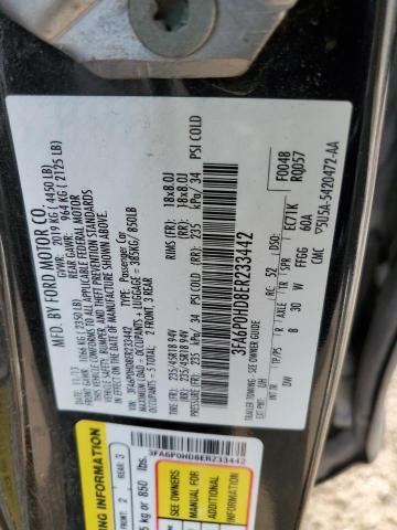 3FA6P0HD8ER233442 Ford FUSION SE