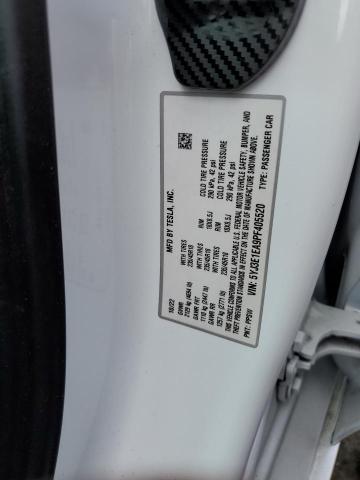 5YJ3E1EA9PF405520 Tesla MODEL 3