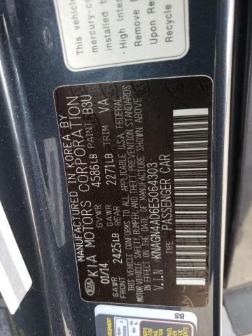 KNAGN4AD6E5064303 KIA OPTIMA HYBRID