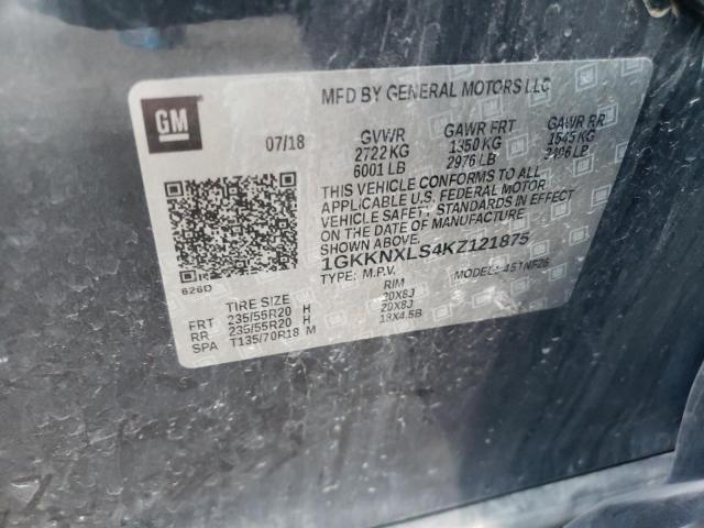 1GKKNXLS4KZ121875 GMC Acadia Denali