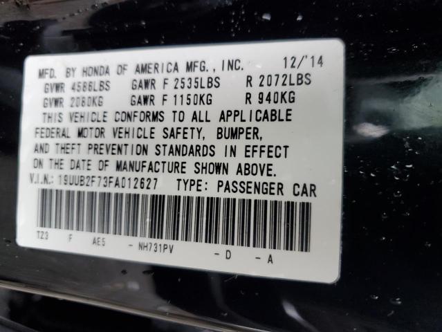 2015 ACURA TLX ADVANC 19UUB2F73FA012627