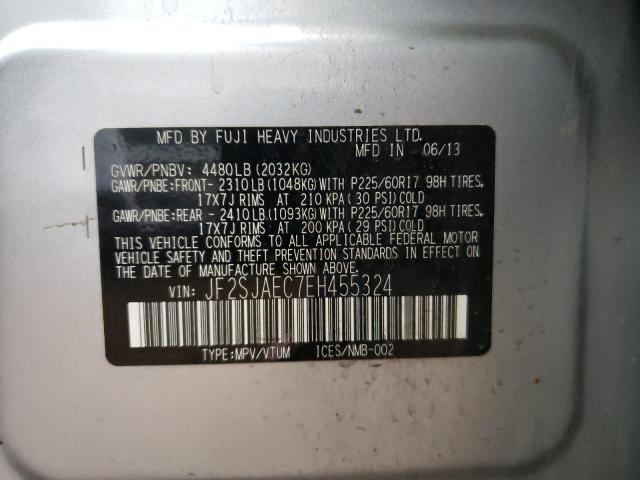 JF2SJAEC7EH455324 Subaru Forester 2.5i Premium