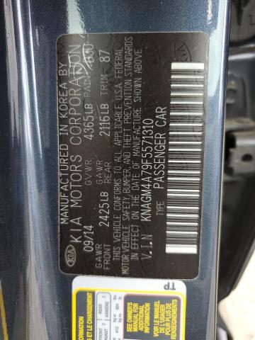 KNAGM4A79F5571310 KIA Optima Lx