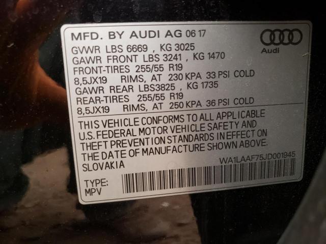 WA1LAAF75JD001945 2018 AUDI Q7 - Image 13