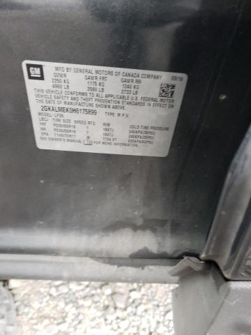 2GKALMEK0H6175899 GMC Terrain Sle