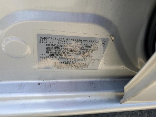 3N1CE2CP7FL380293 Nissan Versa Note S