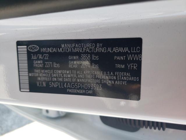 5NPLL4AG5PH093523 Hyundai ELANTRA SE
