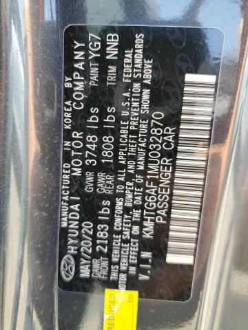 2021 HYUNDAI VELOSTER B - KMHTG6AF1MU032870