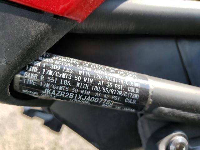 2018 KAWASAKI ZR900 - JKAZR2B1XJA007753