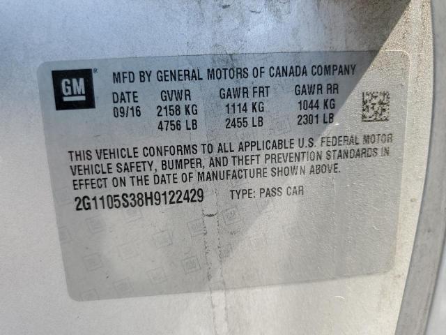 2G1105S38H9122429 Chevrolet IMPALA LT