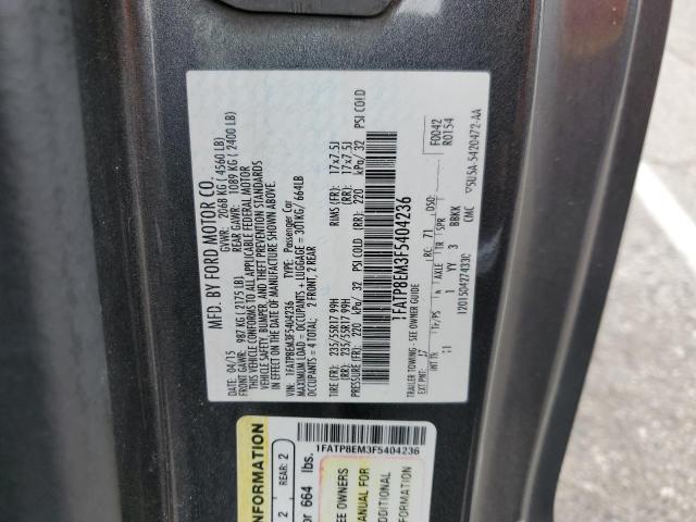 1FATP8EM3F5404236 Ford MUSTANG