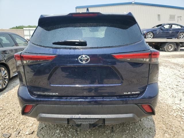 VIN 5TDGZRBH6NS247507 2022 Toyota Highlander, Xle no.6