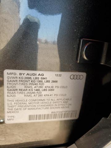 2023 AUDI Q5 E PREST WA1F2AFY0P2079508