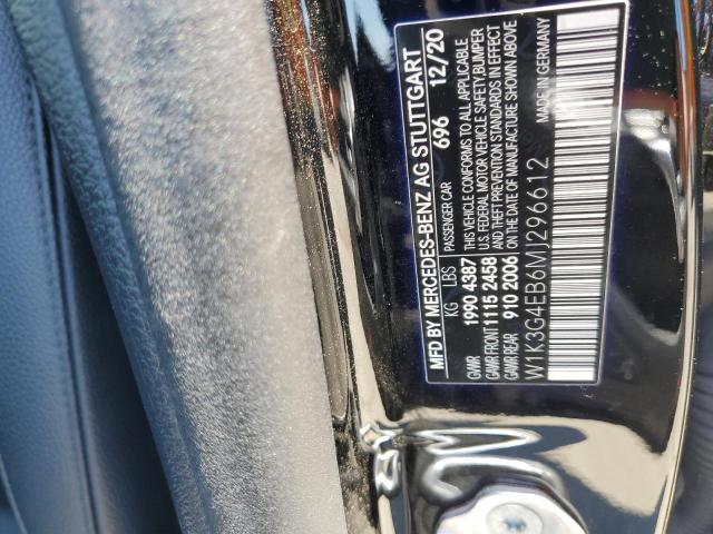 W1K3G4EB6MJ296612 Mercedes-Benz A 220