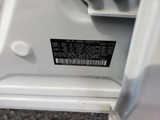 4S4WMAED8N3449119 Subaru Ascent Premium