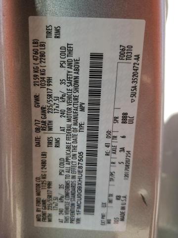 1FMCU0G9XHUE87505 2017 FORD ESCAPE, photo no. 13