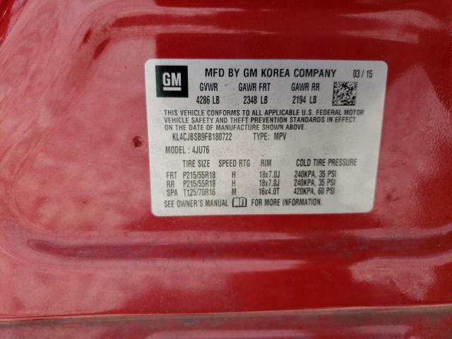 2015 BUICK ENCORE CON - KL4CJBSB9FB180722