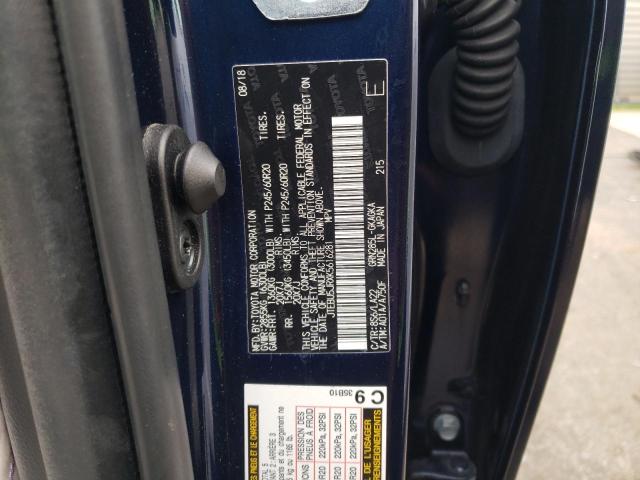 2019 TOYOTA 4 RUNNER - JTEBU5JRXK5616281