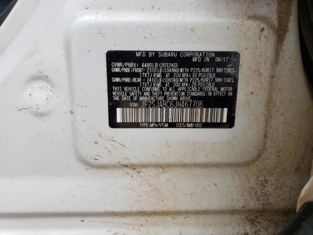 JF2SJABC6JH467706 Subaru Forester 2.5i