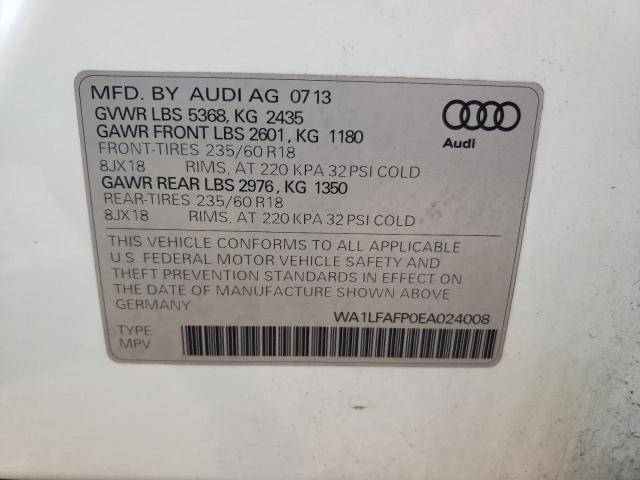 VIN WA1LFAFP0EA024008 2014 Audi Q5, Premium Plus no.13