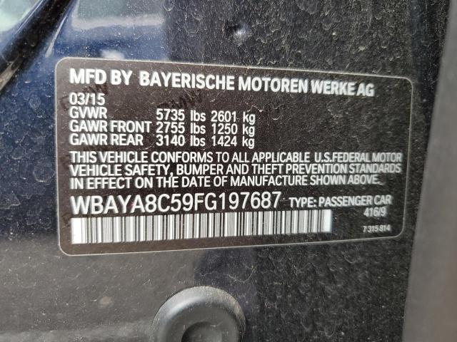 WBAYA8C59FG197687 BMW 750 I