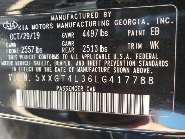 5XXGT4L36LG417788 KIA Optima Lx