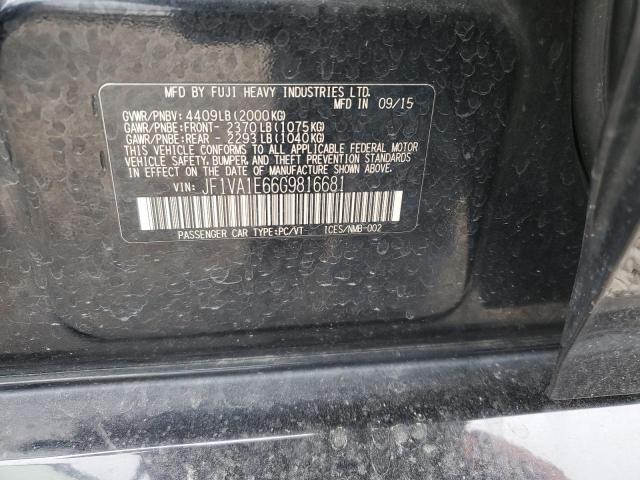 JF1VA1E66G9816681 Subaru Wrx Premium