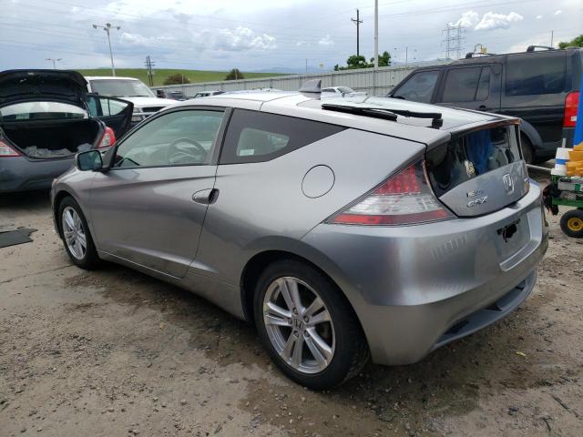 HONDA CR-Z EX 2011 gray  hybrid engine JHMZF1D63BS015690 photo #3