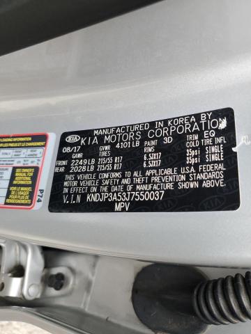 KNDJP3A53J7550037 KIA SOUL +