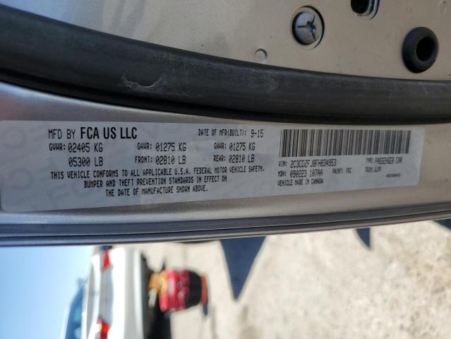 2015 DODGE CHALNG  RT 2C3CDZFJ8FH834953