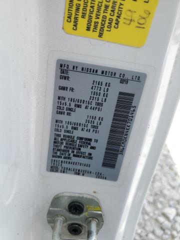 2019 NISSAN NV200 2.5S - 3N6CM0KN4KK701465