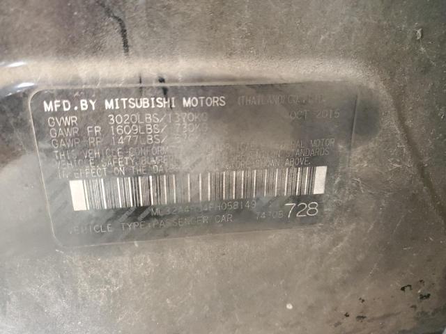 ML32A4HJ4FH058149 Mitsubishi MIRAGE ES