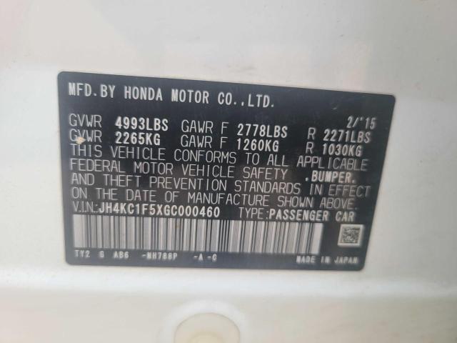 2016 ACURA RLX TECH - JH4KC1F5XGC000460