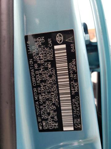 JTDKDTB39E1085461 Toyota PRIUS C
