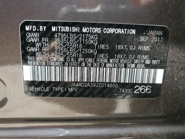 JA4AD2A39JZ014600 Mitsubishi Outlander Es