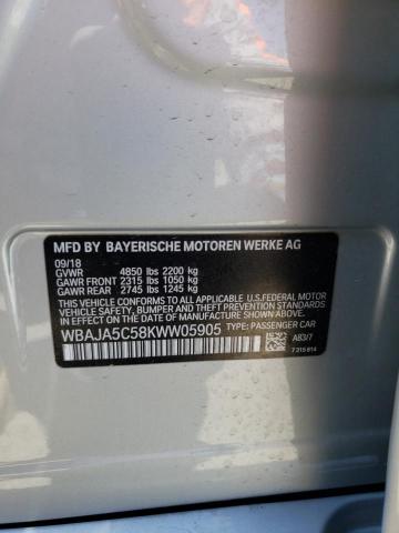 WBAJA5C58KWW05905 BMW 530 I
