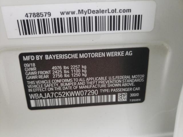 2019 BMW 530 XI - WBAJA7C52KWW07290