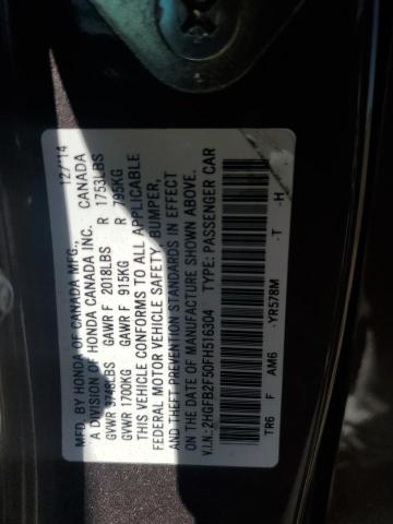2HGFB2F50FH516304 Honda Civic Lx
