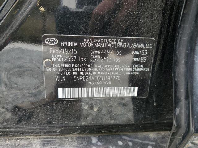 5NPE24AF8FH191270 Hyundai SONATA SE
