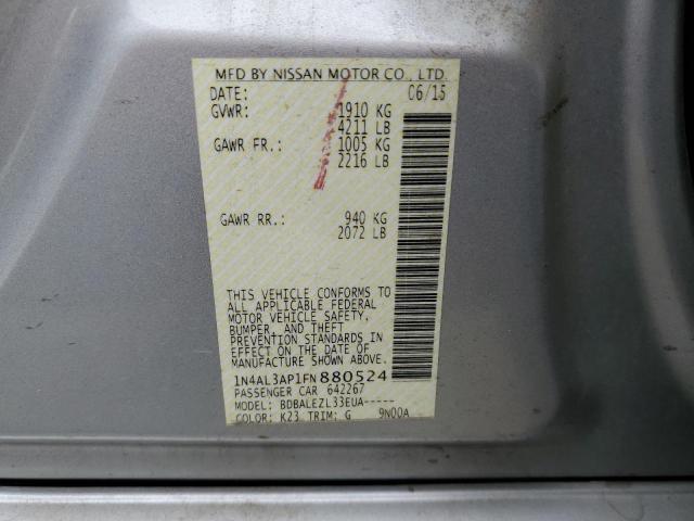 1N4AL3AP1FN880524 Nissan ALTIMA 2.5