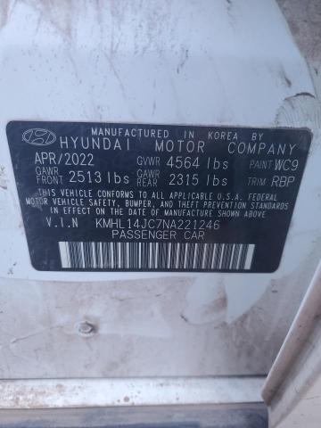 2022 HYUNDAI SONATA N L - KMHL14JC7NA221246