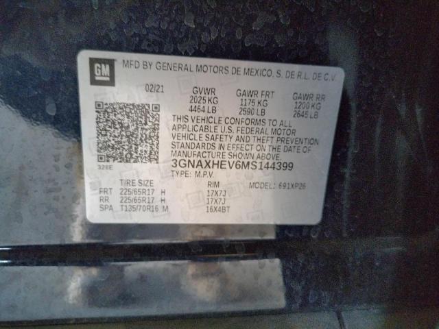 3GNAXHEV6MS144399 Chevrolet EQUINOX LS