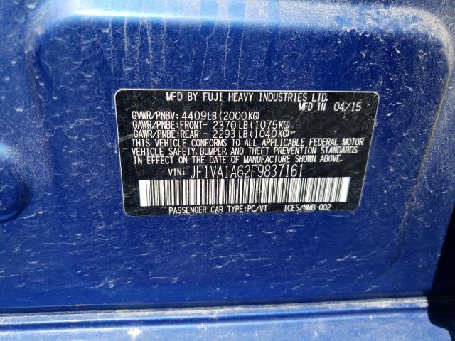 JF1VA1A62F9837161 Subaru WRX