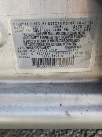 3N1CE2CP2FL416777 Nissan Versa Note S
