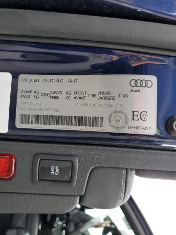2018 AUDI S4 PRESTIG - WAUC4AF46JA003382